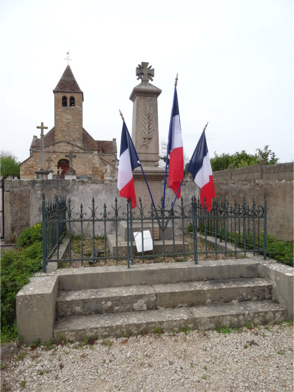 monument aux morts de La Chapelle de Bragny